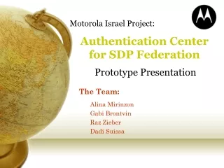 Authentication Center for SDP Federation