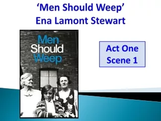 ‘Men Should Weep’ Ena  Lamont Stewart