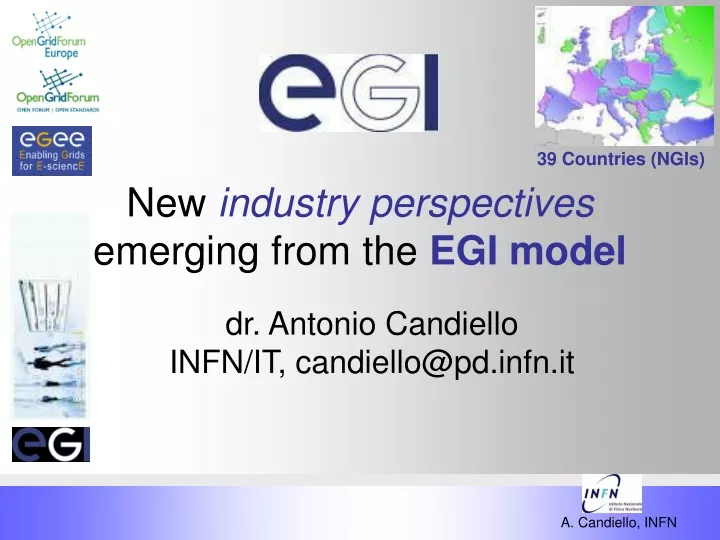 new industry perspectives emerging from the egi model