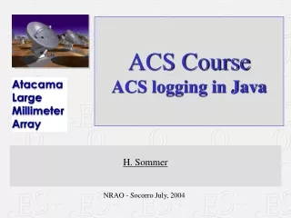 ACS Course ACS logging in Java
