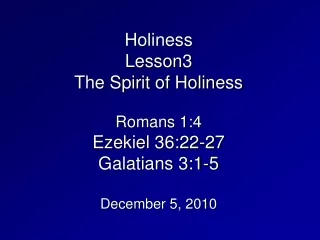 Introduction You may be surprised “Holy Spirit” = 3x in Old Testament, 89x in New Testament.