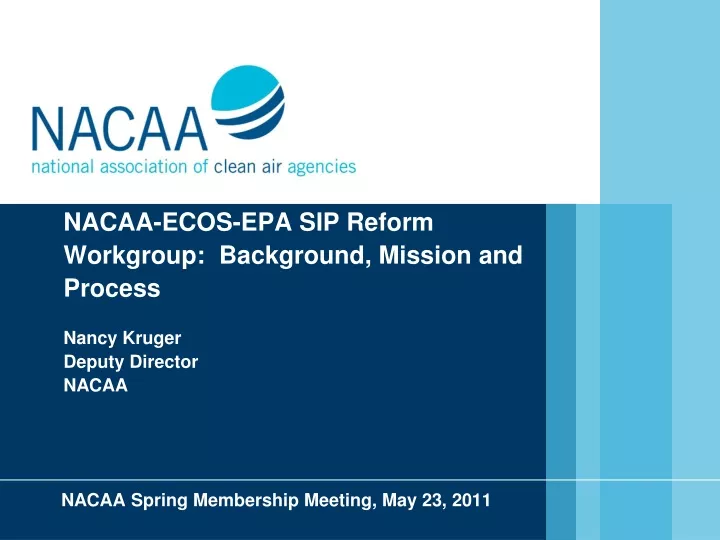 nacaa spring membership meeting may 23 2011