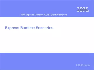 Express Runtime Scenarios