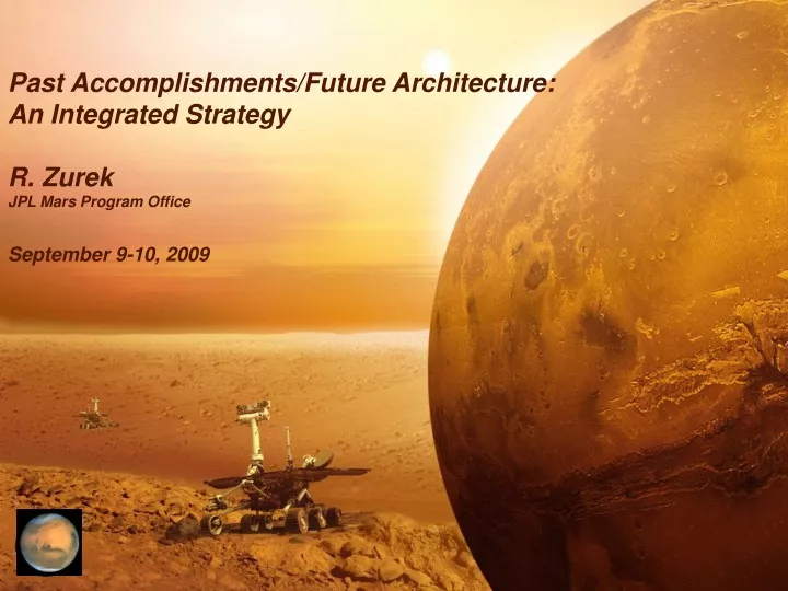 past accomplishments future architecture