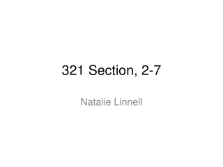 321 Section, 2-7