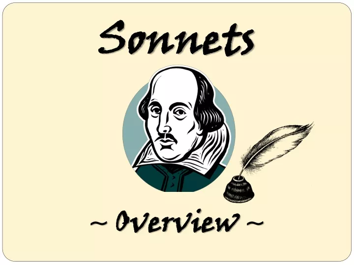 sonnets overview