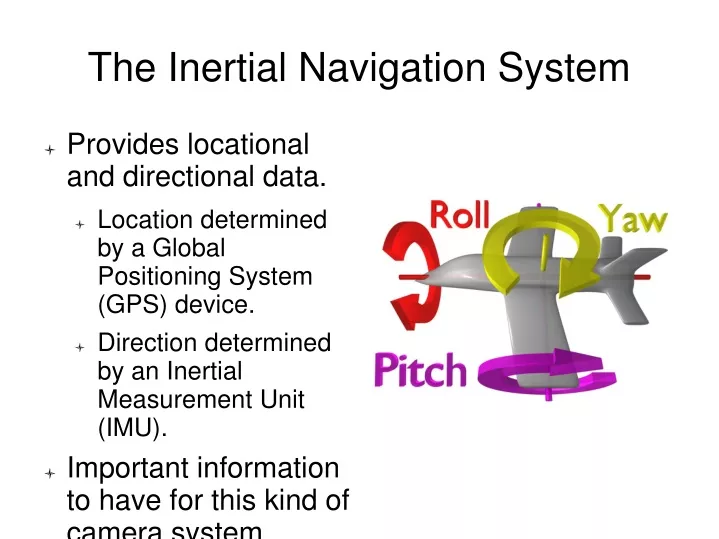 the inertial navigation system