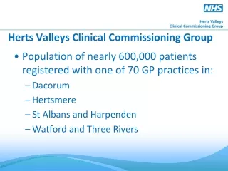 Herts Valleys Clinical Commissioning Group