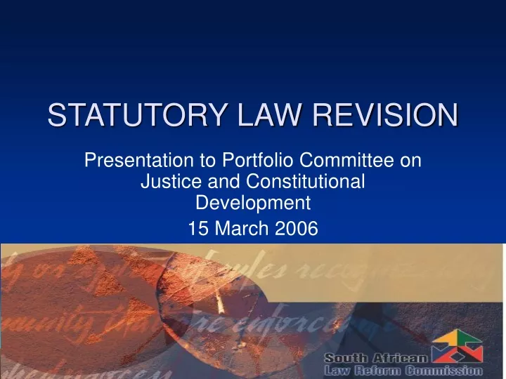 statutory law revision