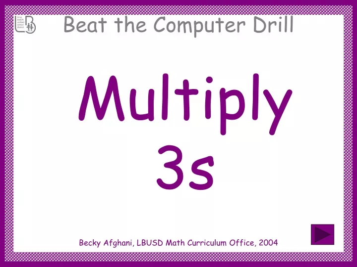 multiply 3s