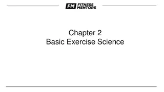 Chapter  2  Basic Exercise Science