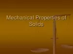 PPT - Mechanical Properties of Solids PowerPoint Presentation, free ...