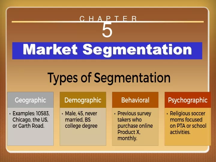 chapter 5 market segmentation