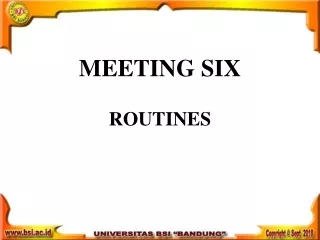 MEETING  SIX