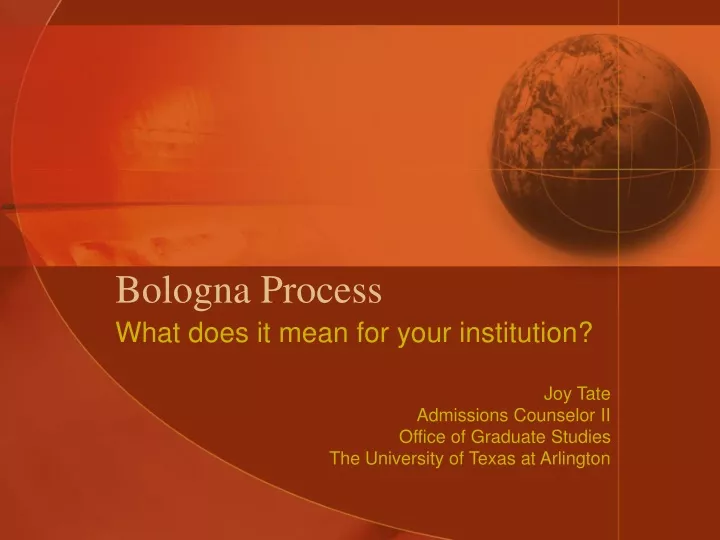 bologna process