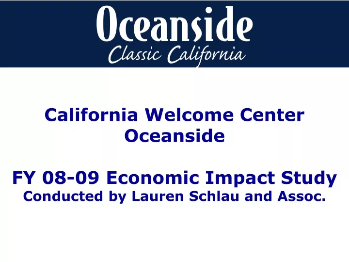 california welcome center oceanside