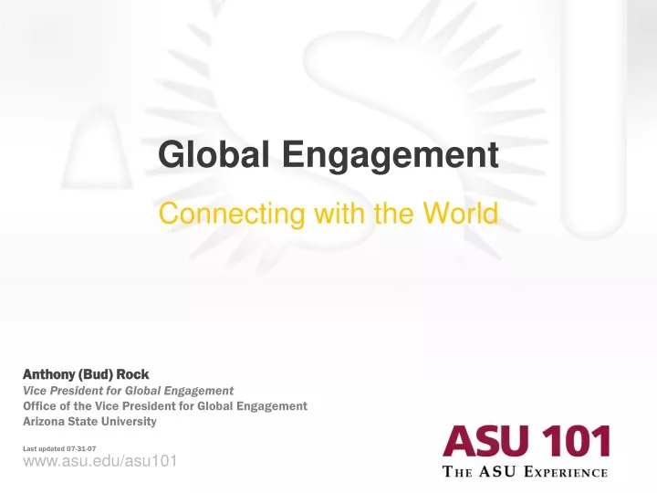 global engagement