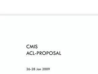 CMIS ACL-Proposal