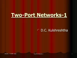Two-Port Networks-1