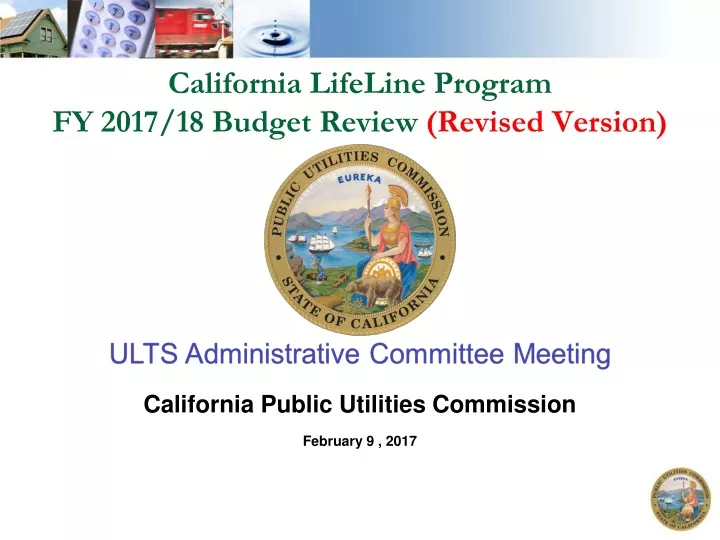 california lifeline program fy 2017 18 budget