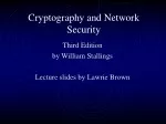 Cryptography and Network Security - slide 1