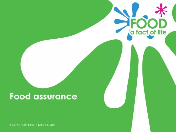 food assurance