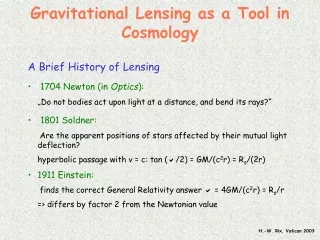 Gravitational Lensing as a Tool in Cosmology
