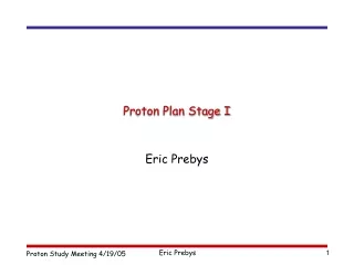 Proton Plan Stage I