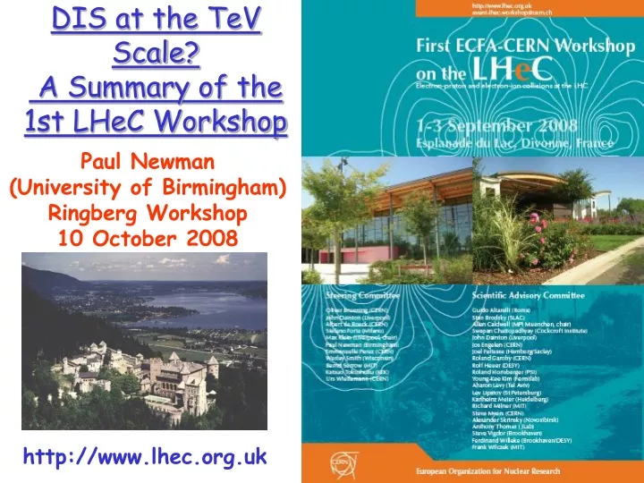 dis at the tev scale a summary of the 1st lhec workshop
