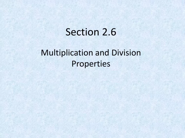 section 2 6