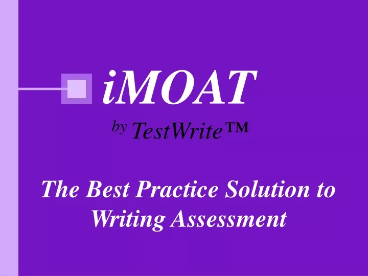 imoat by testwrite