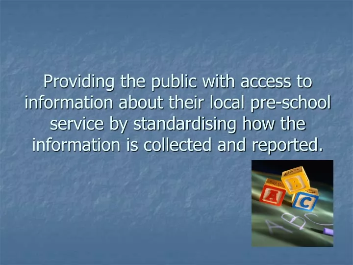 providing the public with access to information