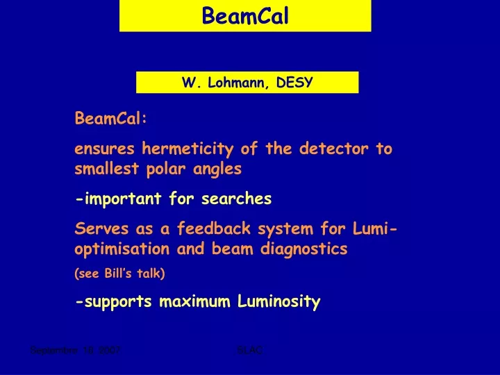 beamcal
