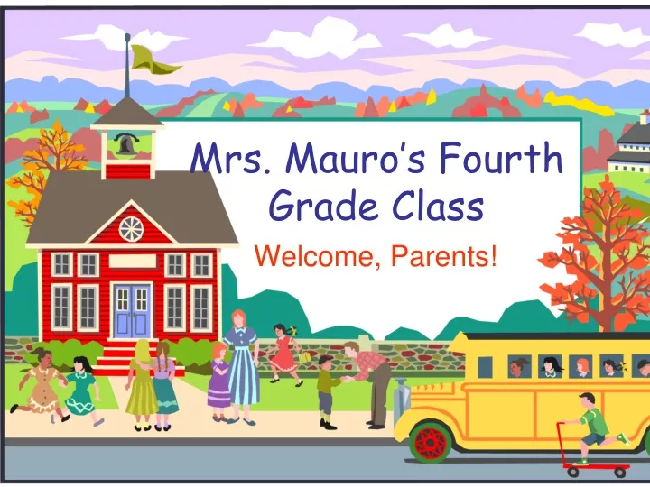 mrs mauro s fourth grade class