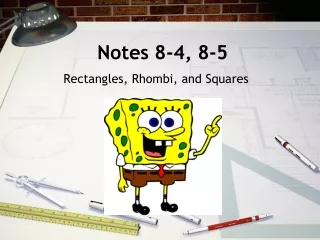 Notes 8-4, 8-5