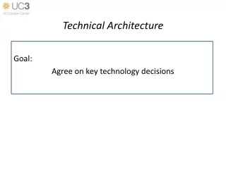 Technical Architecture