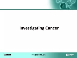 Investigating Cancer