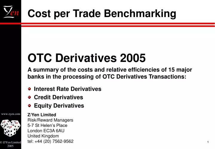 cost per trade benchmarking