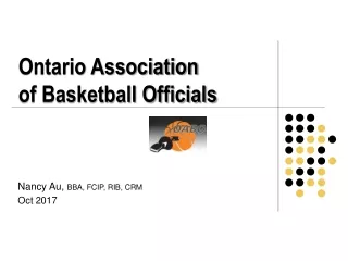 Ontario Association  of Basketball Officials