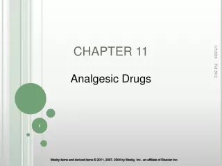 CHAPTER 11 Analgesic Drugs