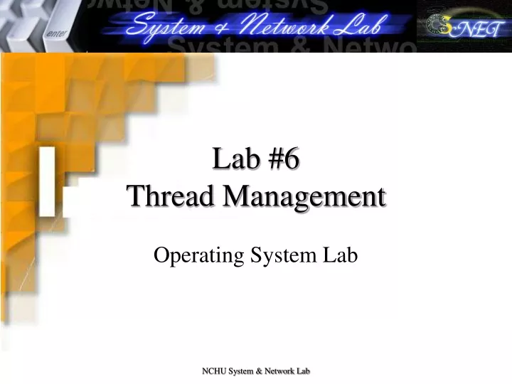 lab 6 thread management