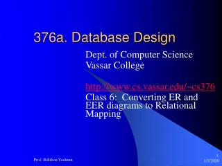 376a. Database Design