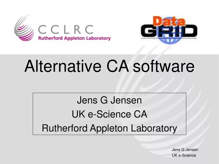 alternative ca software