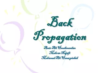 Back Propagation