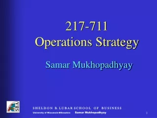 217-711 Operations Strategy