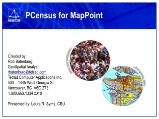PCensus for MapPoint