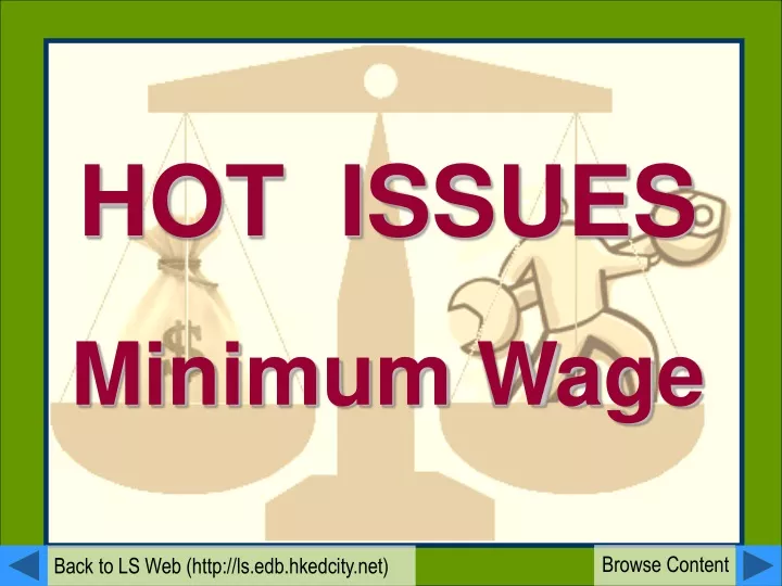 hot issues minimum wage