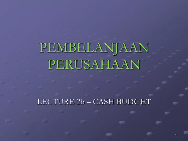 pembelanjaan perusahaan