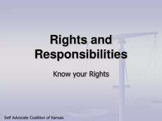 Rights and Responsibilities