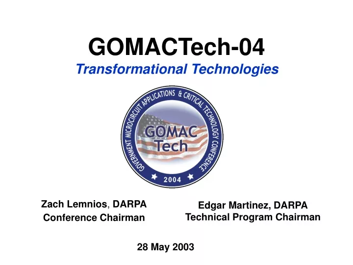 gomactech 04 transformational technologies